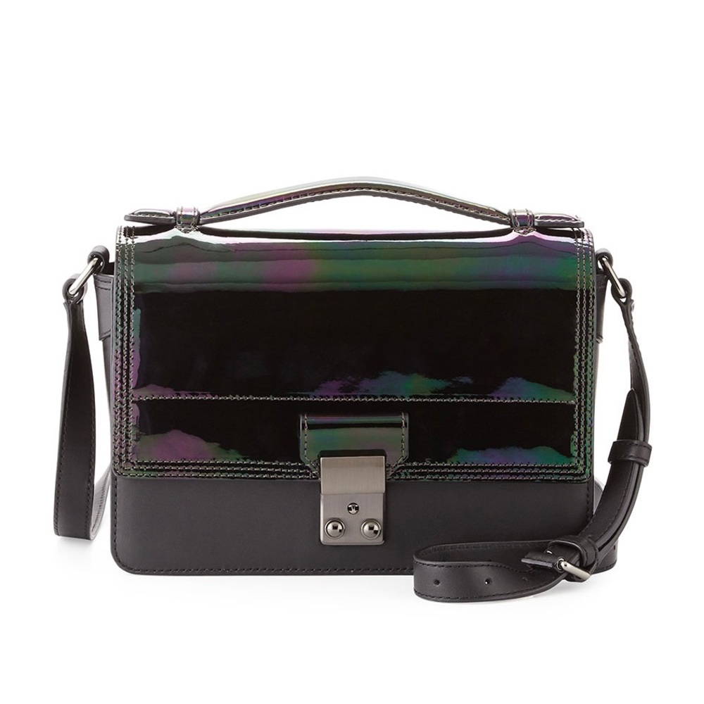 3.1 Phillip Lim Holographic Pashli Mini Messenger